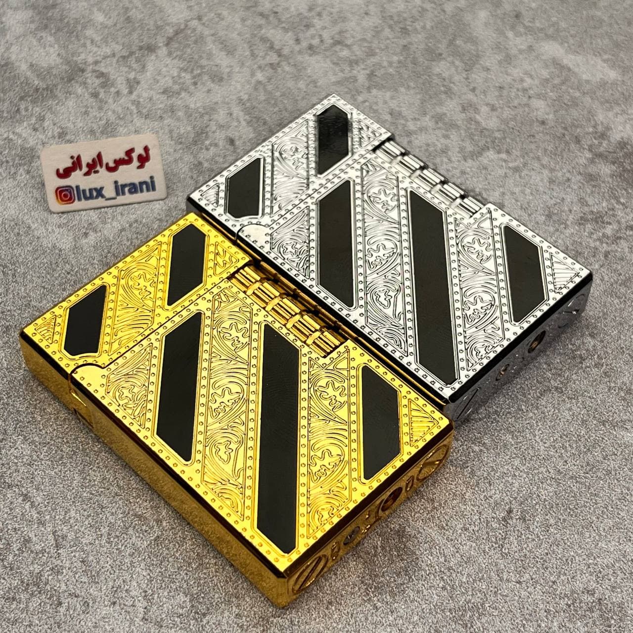 فندک طرح دپونت لاکی شیاردار — تصویر ۹