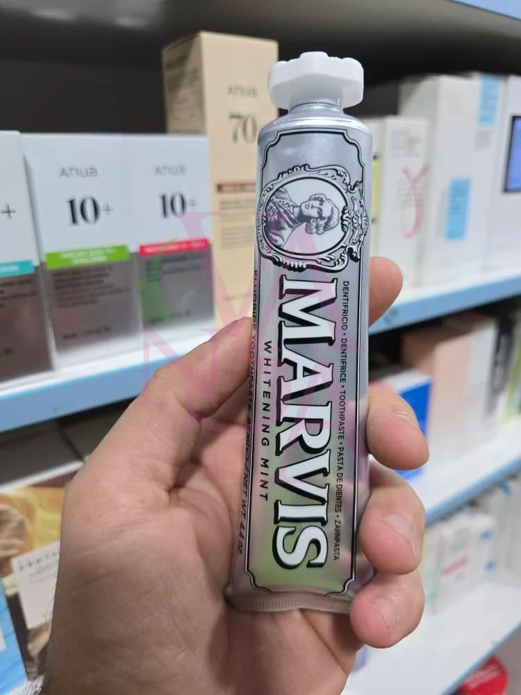 خمیر دندان مارویس مدل Whitening Mint سفید کننده حجم 85 میلی لیتر — تصویر ۴
