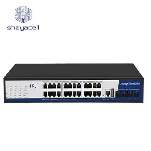 سوئیچ اترنت مدیریتی HRUI مدل HR-SWTG3424S — تصویر ۲