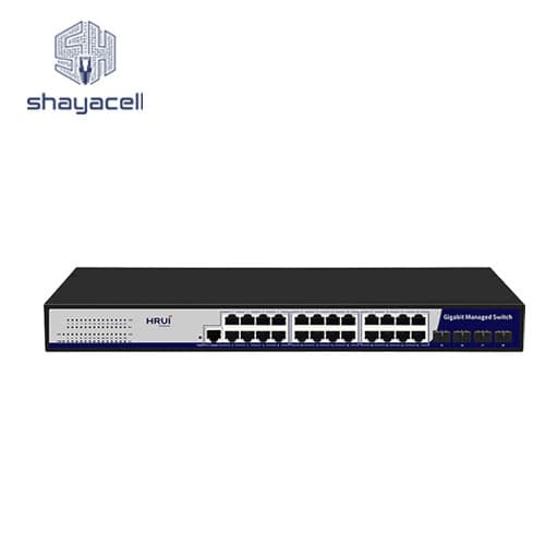 سوئیچ اترنت مدیریتی HRUI مدل HR-SWG20244S