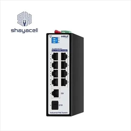 سوئیچ شبکه صنعتی HRUI مدل HR500-SW10811GS