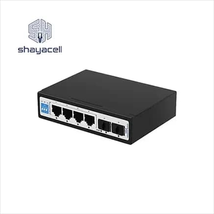 سوئیچ شبکه صنعتی HRUI مدل HR500-SWG1042S — تصویر ۲