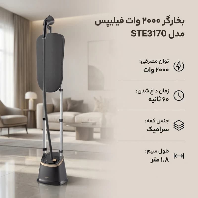 بخارگر فیلیپس Philips کد STE3170 — تصویر ۳