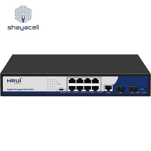 سوئیچ شبکه مدیریتی HRUI مدل HR-AFGM-82NS — تصویر ۷