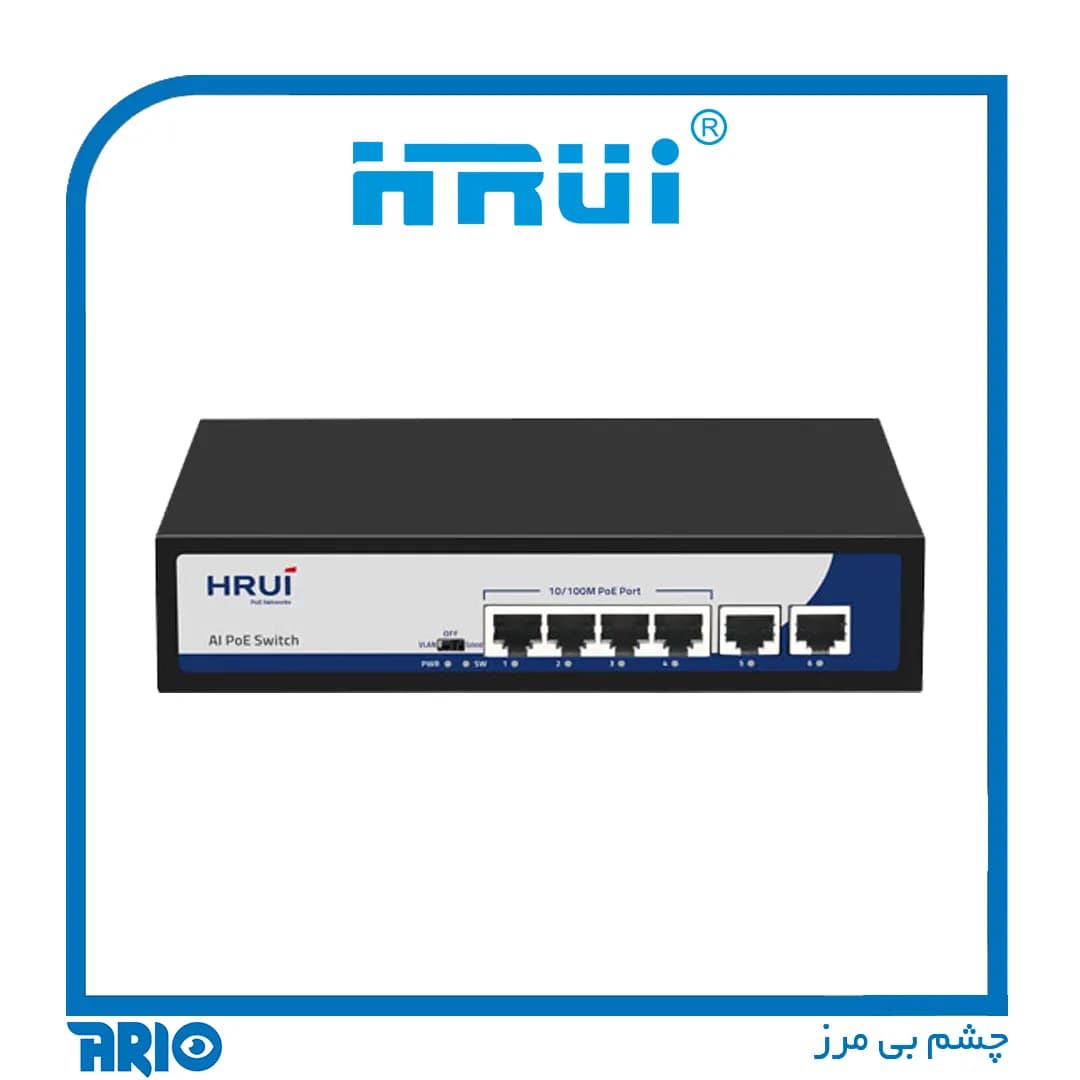 سوئیچ شبکه HRUI مدل HR900-AF-42N — تصویر ۵