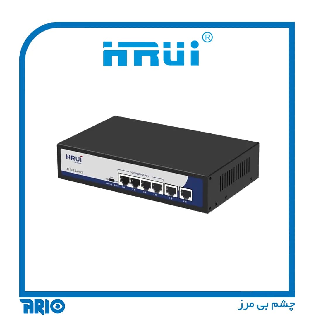 سوئیچ شبکه HRUI مدل HR900-AF-42N — تصویر ۴