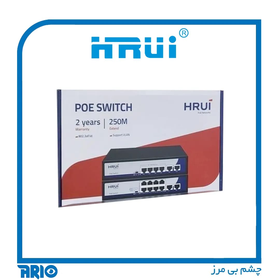 سوئیچ شبکه HRUI مدل HR900-AF-42N — تصویر ۶