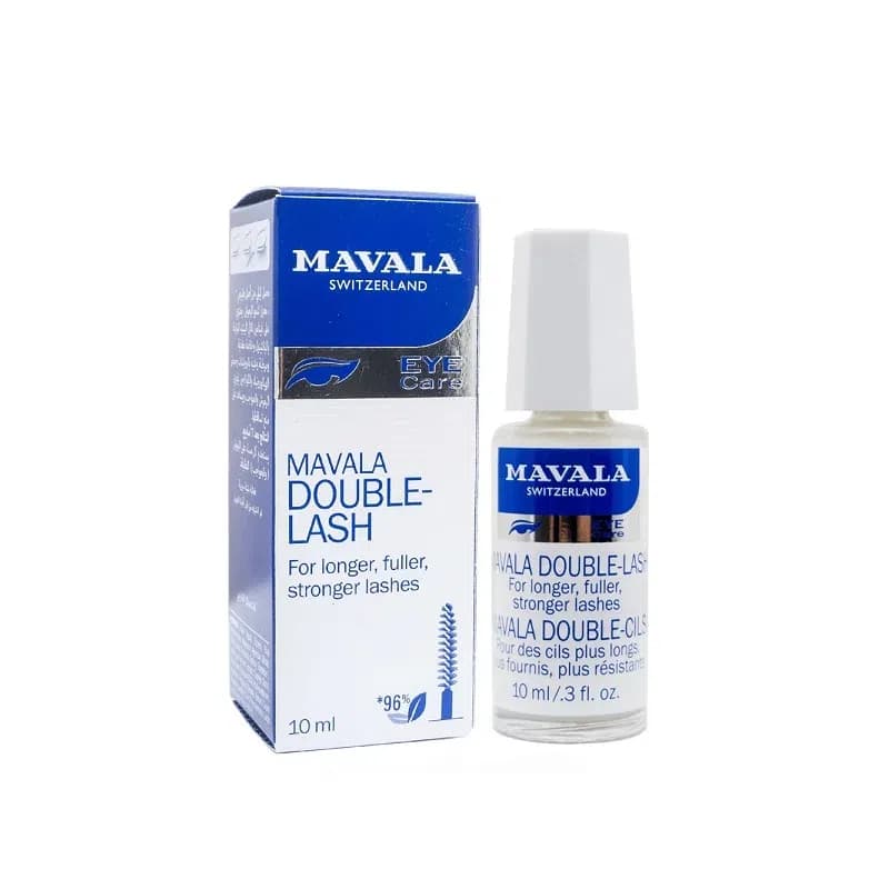 محلول تقویت کننده مژه و ابرو ماوالا مدل Double-Lash حجم 10 میلی لیتر (دو لیبله)