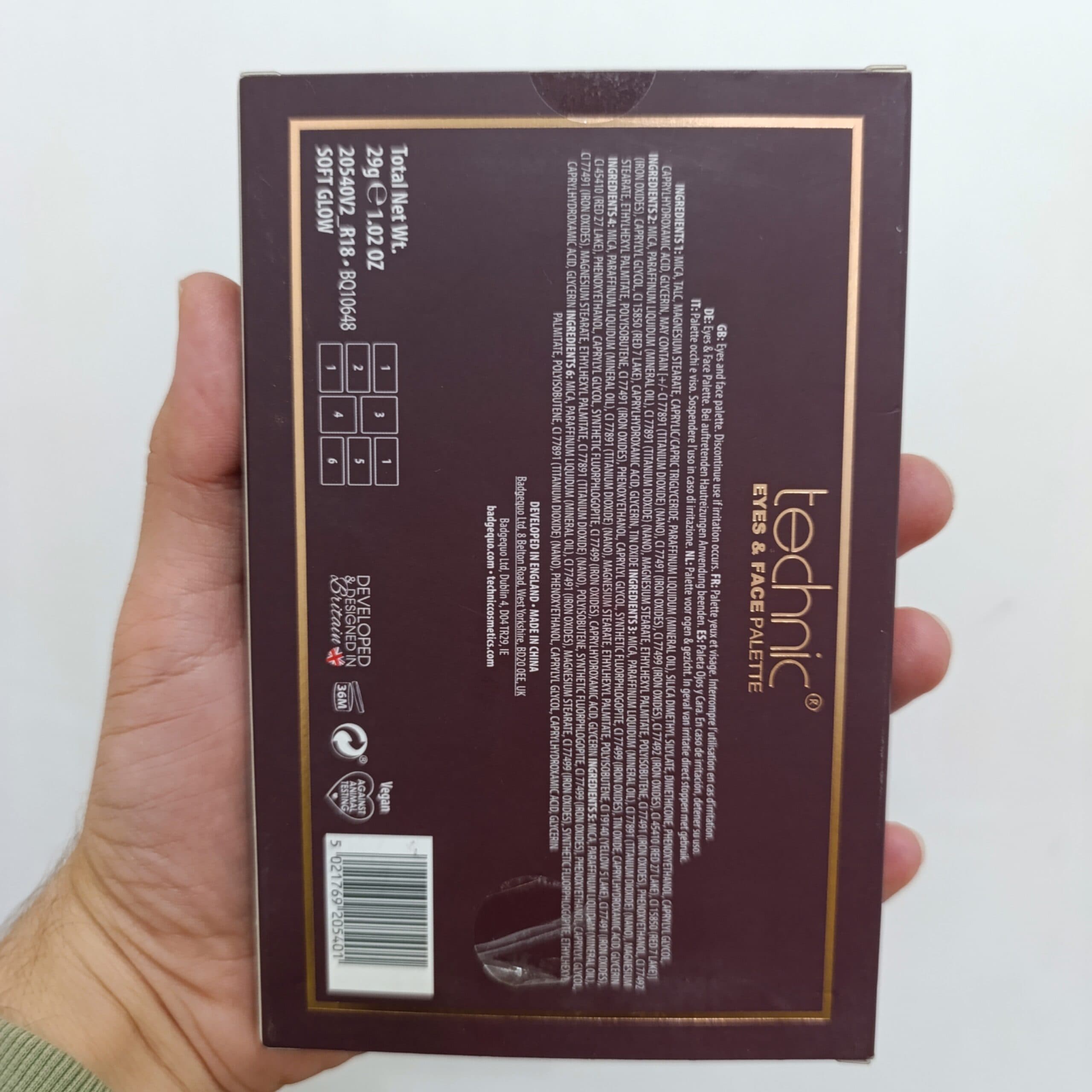 پالت ۸ رنگ کانتور و هایلایتر رژگونه برند تکنیک اصل — تصویر ۴