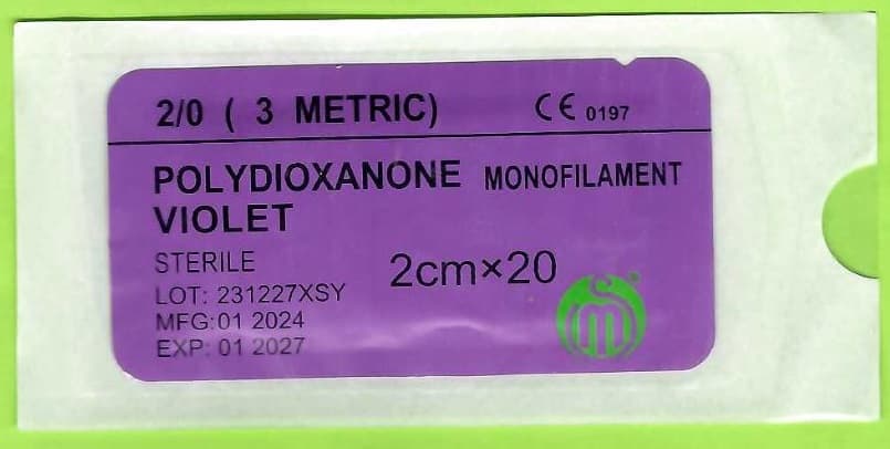 نخ امبدینگ PDO سایز 2/0 کات شده