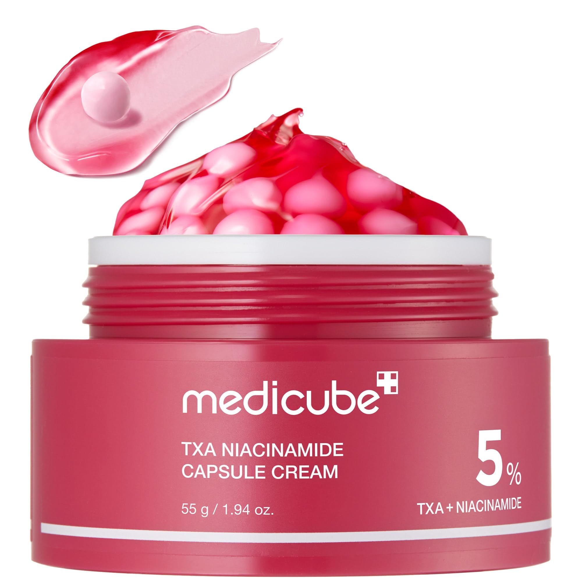کرم کپسولی ضد لک و روشن کننده مدی کیوب مدل TXA Niacinamide حجم 55 میل — تصویر ۲