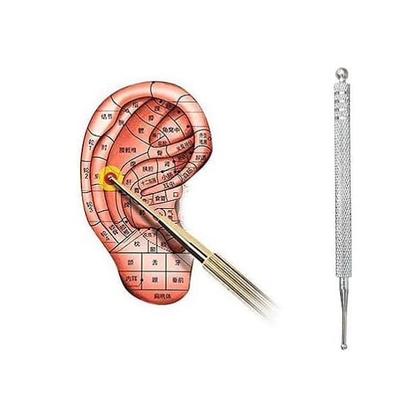 پروپ نقره ای ساده گوش