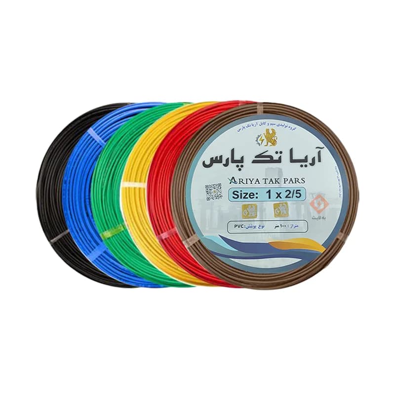 سیم برق افشان 1 در 2.5 آریا تک پارس