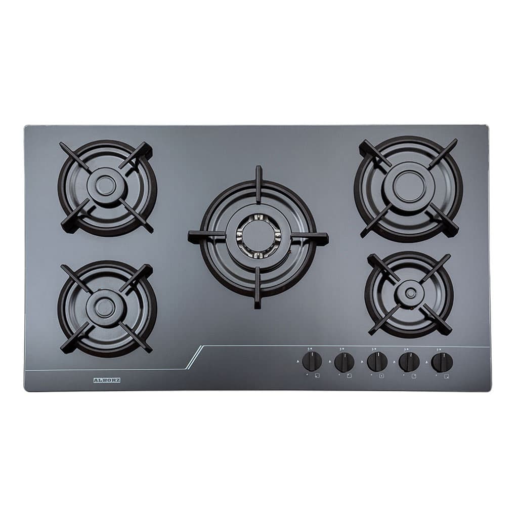 اجاق گاز پنج شعله مدل G5961 i استیل البرز