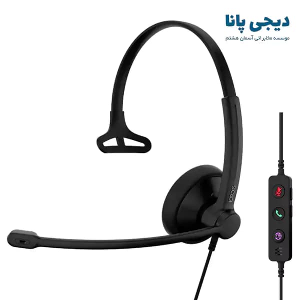 هدست کال سنتری USB تایپ سی سنهایزر مدل EPOS IMPACT 100 MONO — تصویر ۱۰