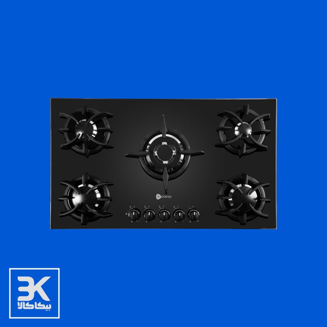 گاز درسا مدل DG2115-5M – شیشه مشکی