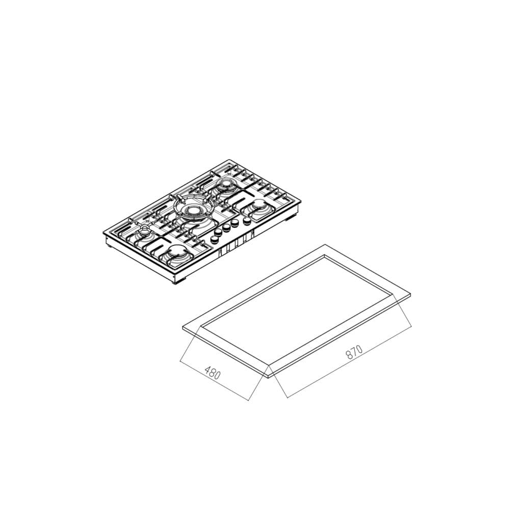 گاز کن مدل multistep-پولاریس-5 استیل – ایتالیایی — تصویر ۳