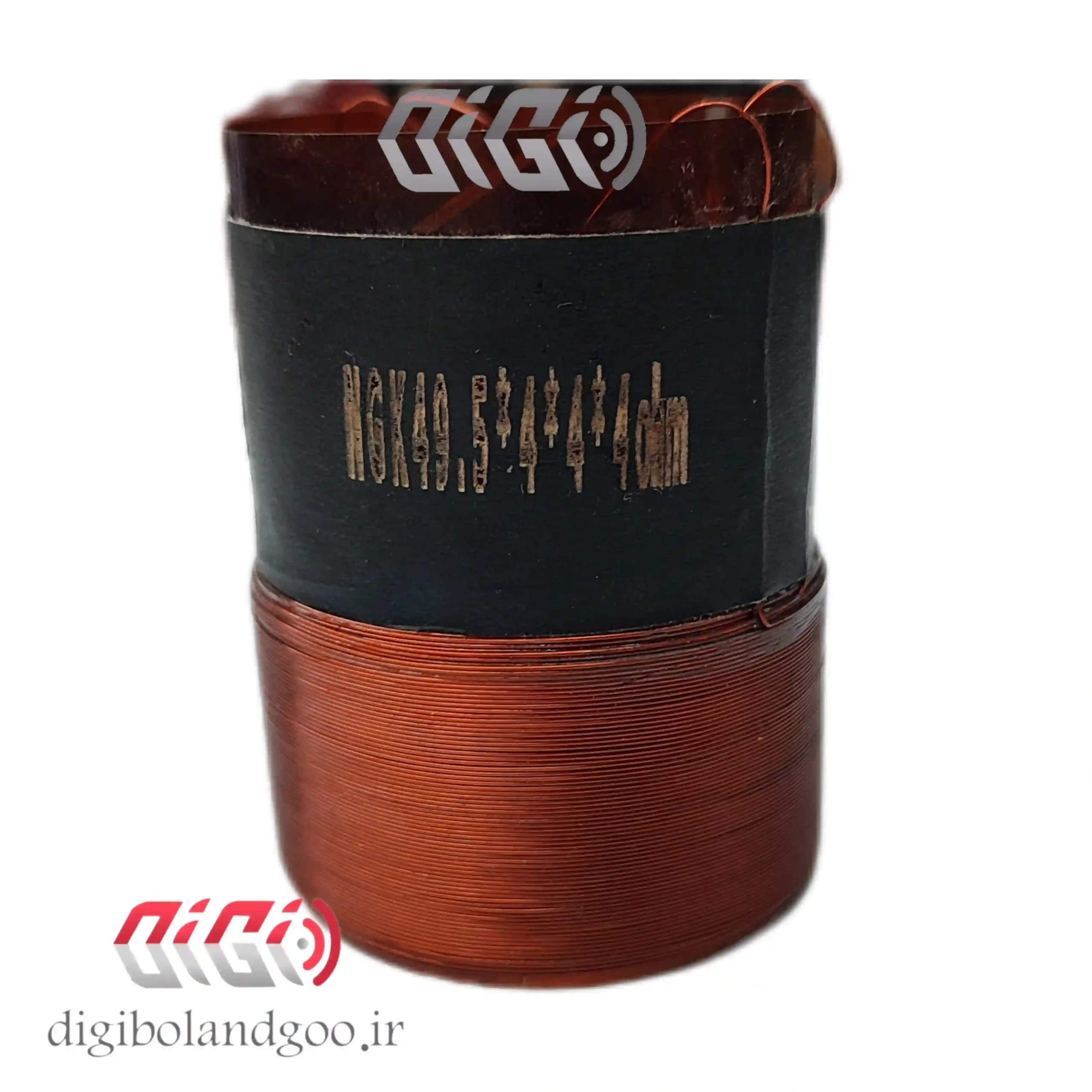سیم پیچ سایز 49.5 چهار دور دوکوئل 4 اهم