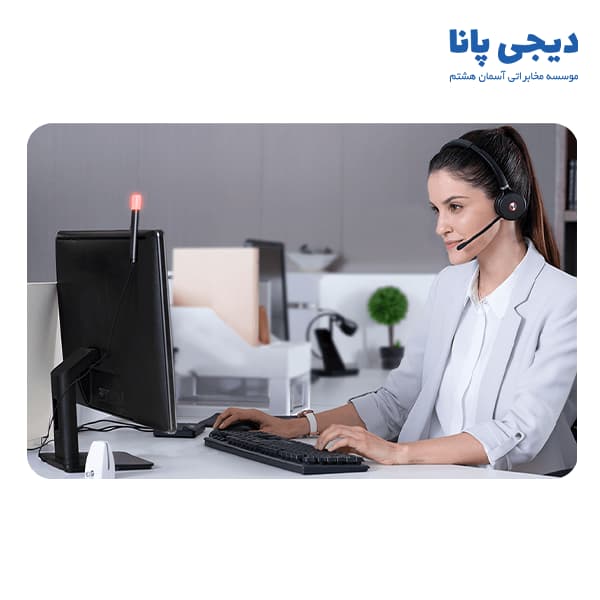 هدست اپراتوری بلوتوثی یالینک مدل Yealink WH62 Mono UC — تصویر ۵