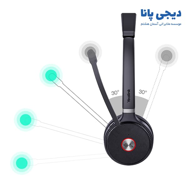 هدست اپراتوری بلوتوثی یالینک مدل Yealink WH62 Mono UC — تصویر ۱۲