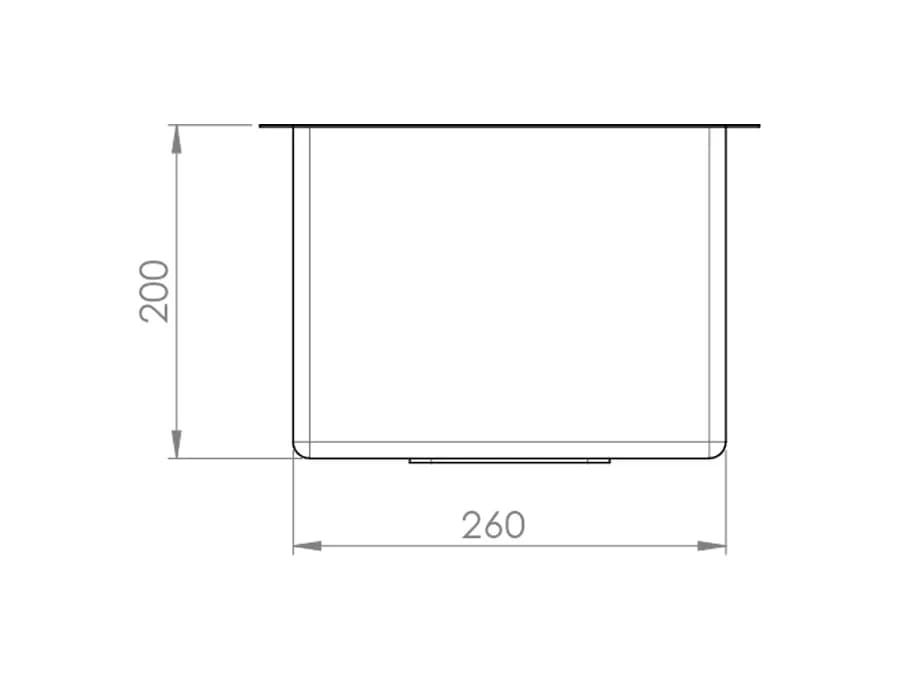 سینک زیرکابینتی مدل A4030 کن — تصویر ۵