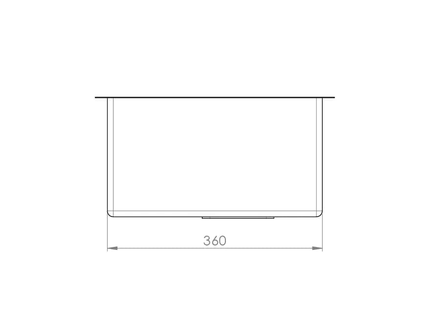 سینک زیرکابینتی مدل A4030 کن — تصویر ۶