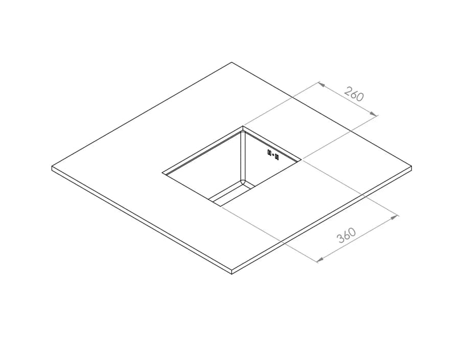 سینک زیرکابینتی مدل A4030 کن — تصویر ۷