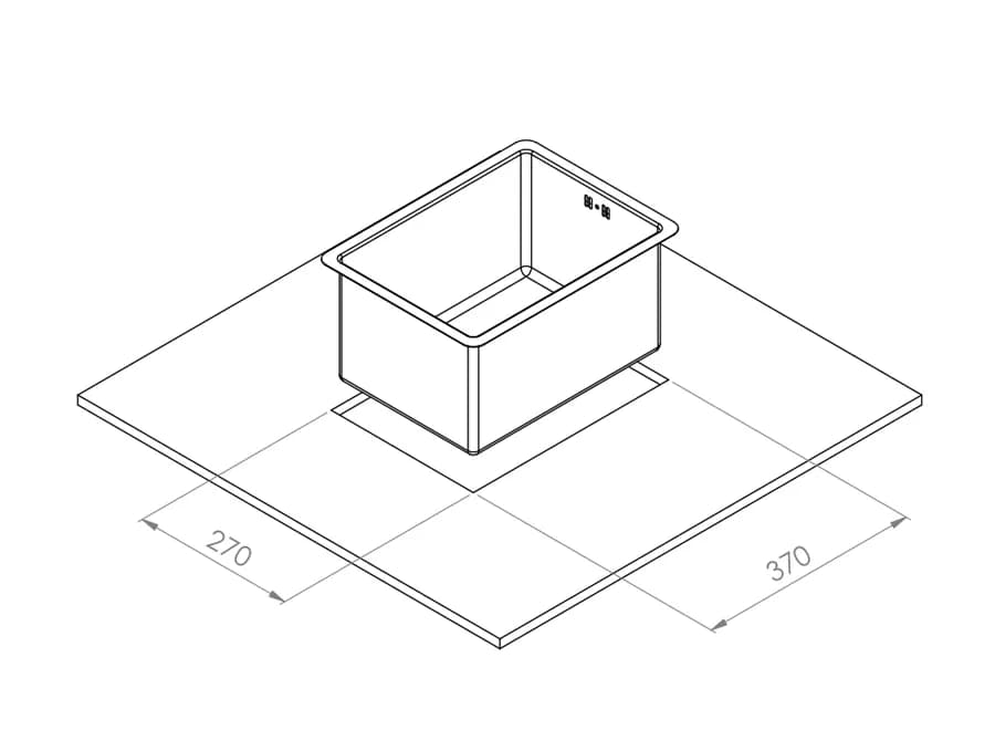 سینک زیرکابینتی مدل A4030 کن — تصویر ۸