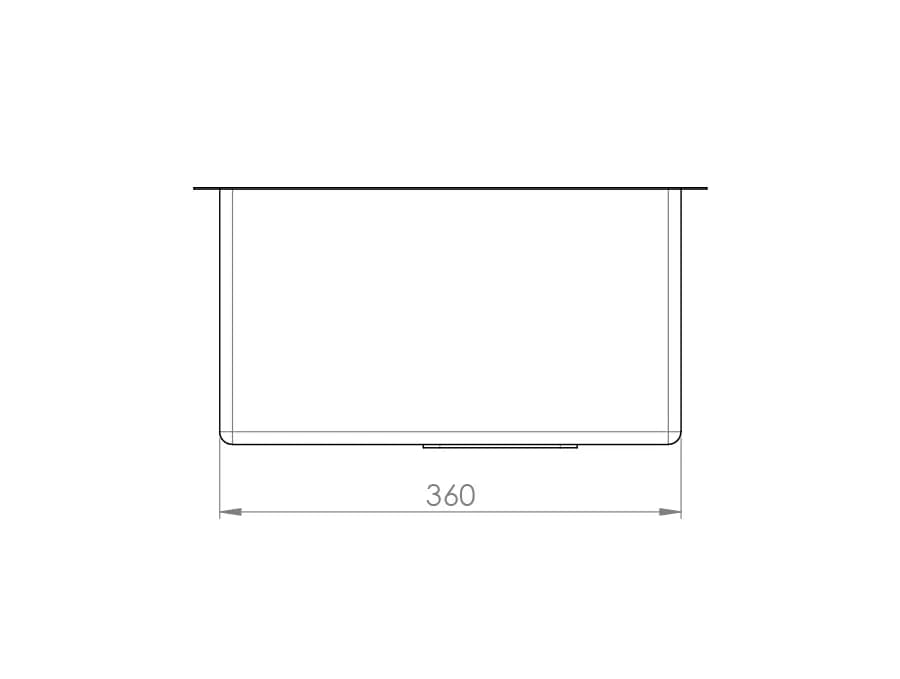 سینک زیرکابینتی مدل A4040 کن — تصویر ۶