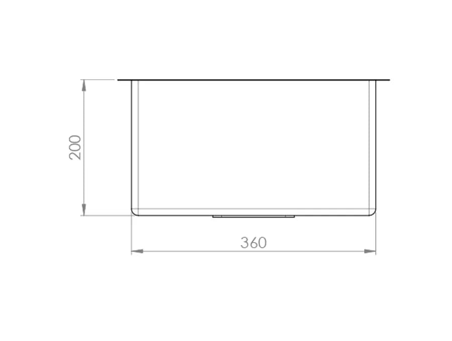 سینک زیرکابینتی مدل A4040 کن — تصویر ۸