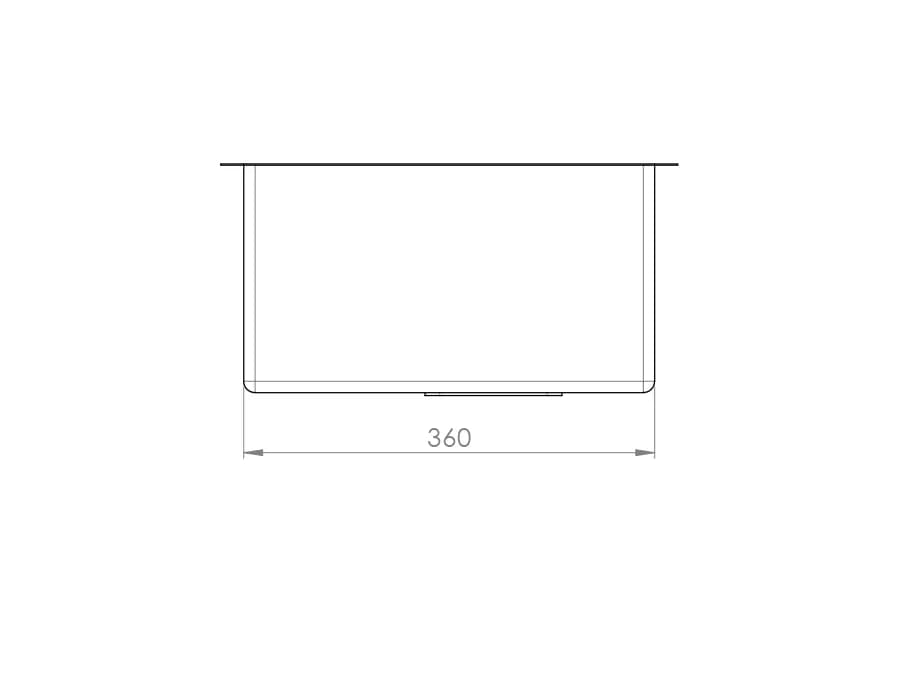 سینک زیرکابینتی مدل A4060 کن — تصویر ۶