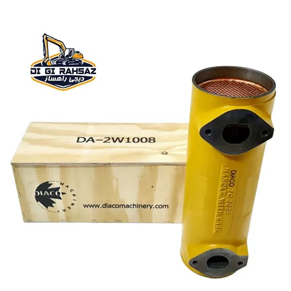 کولر روغن موتور بلدوزر D8N کاترپیلار برند DIACO کد 2W1008-7C3039 — تصویر ۳