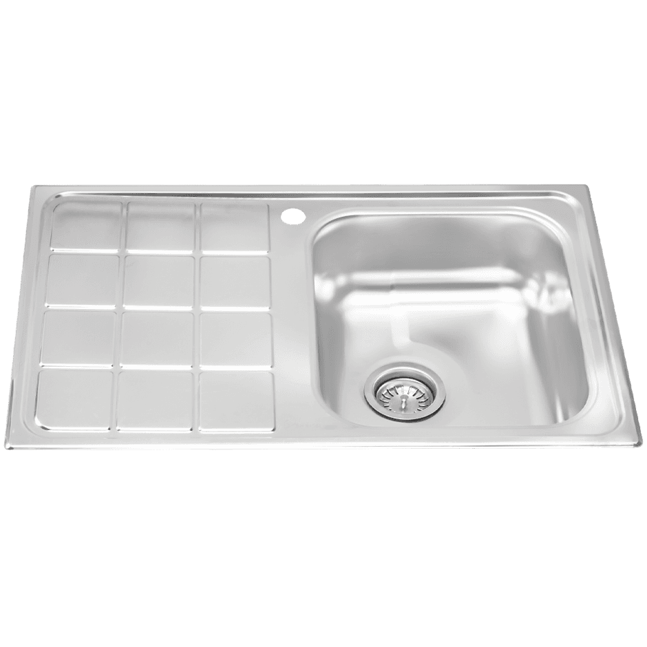 سینک درسا مدل DS 3318-80 لگن چپ لگن راست — تصویر ۵