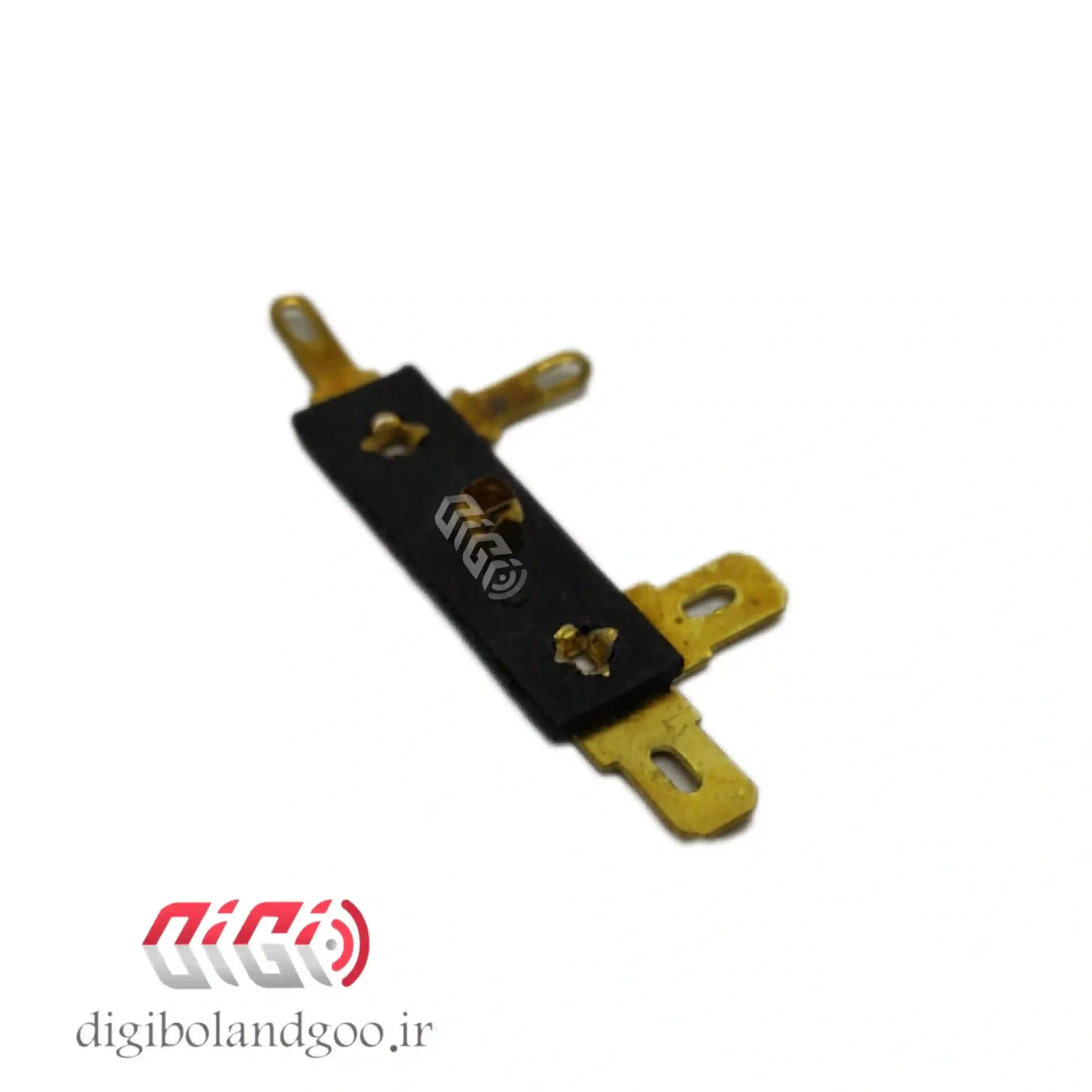 ترمینال فیبری مشکی 4 پایه طلایی — تصویر ۳