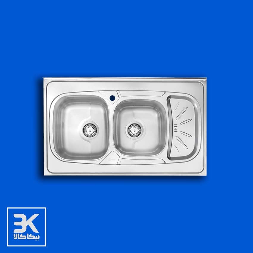 سینک درسا مدل DS 3206-100 لگن چپ لگن راست