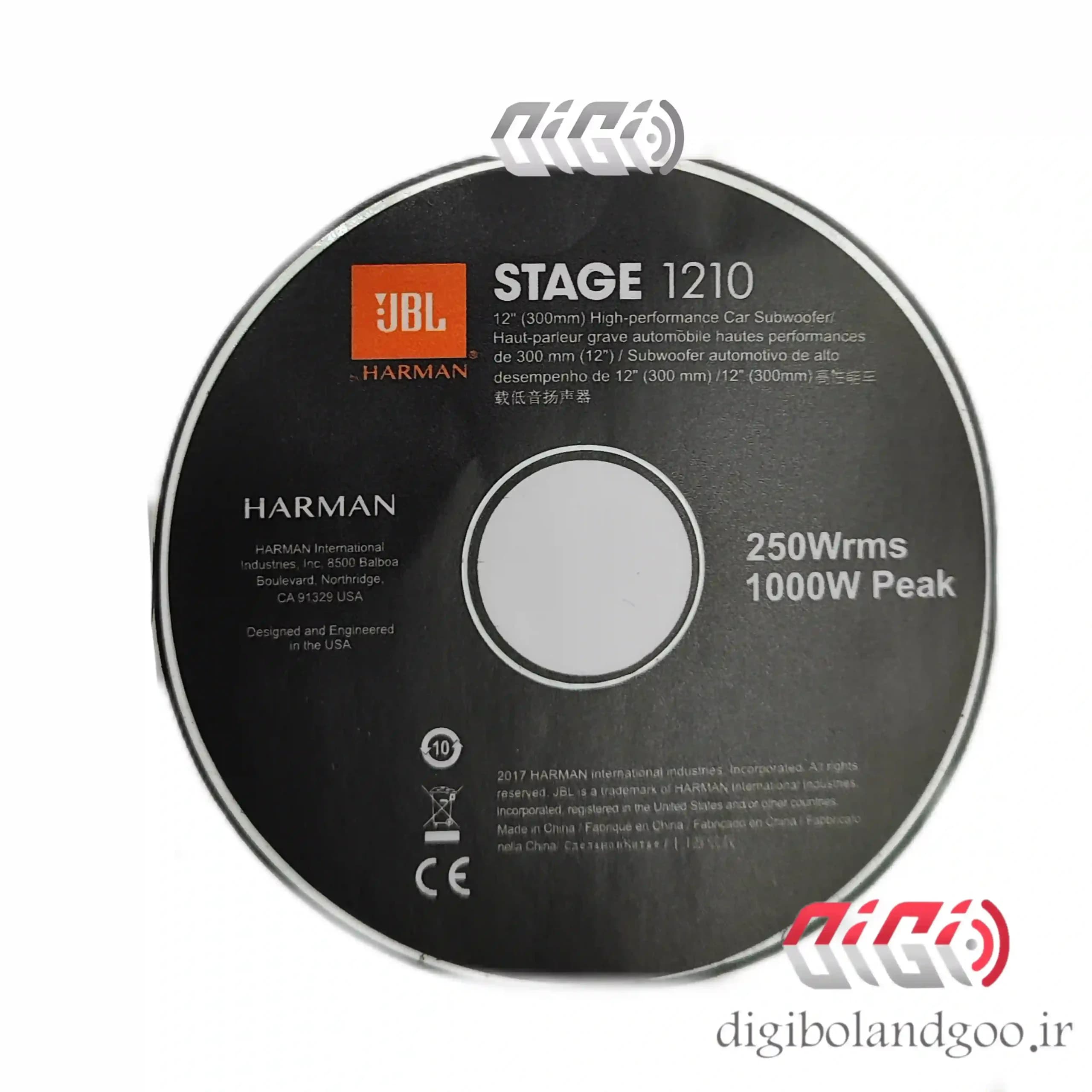 برچسب پشت ساب ووفر STAGE