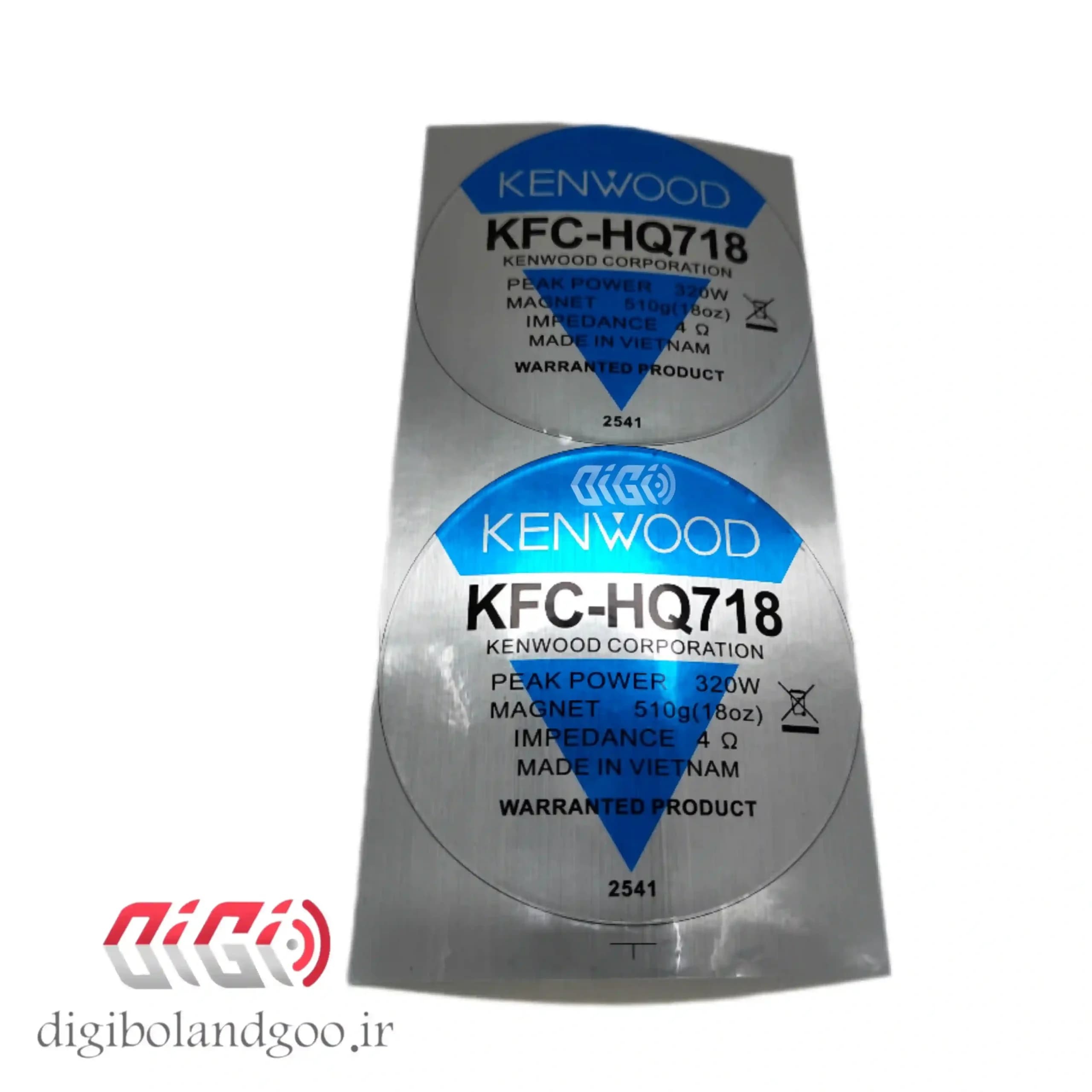 برچسب پشت باند 718 HQ آبی — تصویر ۳