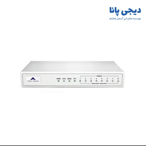 گیت وی 8 پورت FXS نیوراک مدل Newrock MX8G-8FXS
