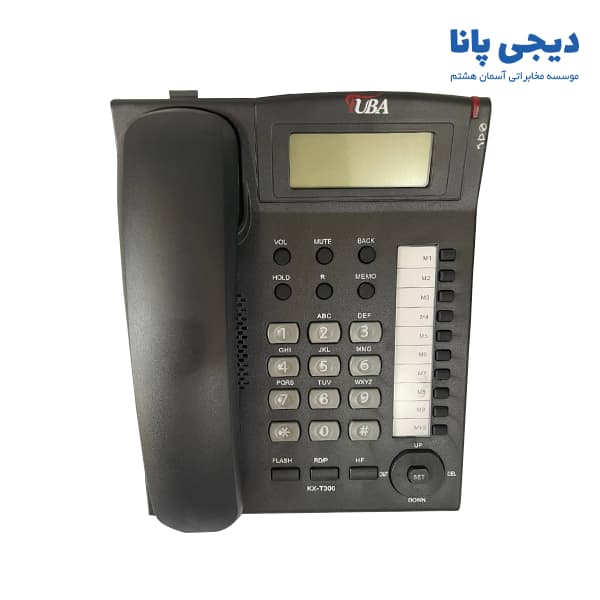 تلفن رومیزی ایرانی 1 خط طوبی مدل TUBA KX-T300 — تصویر ۳