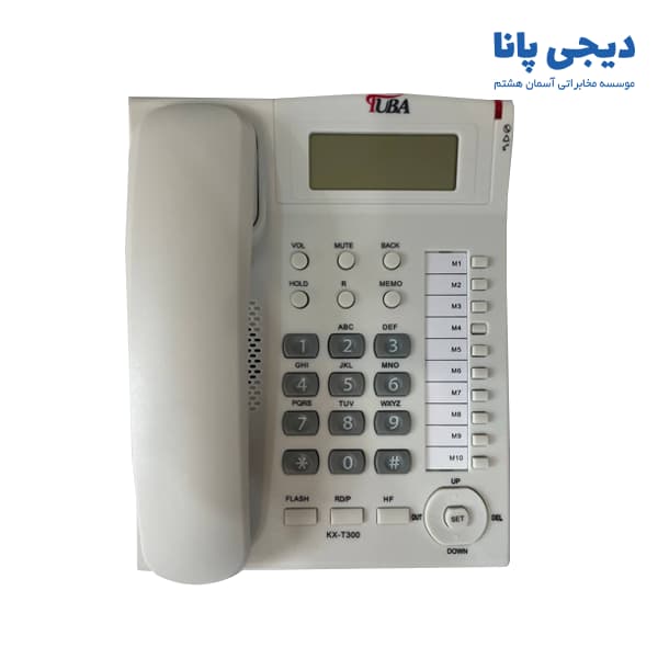تلفن رومیزی ایرانی 1 خط طوبی مدل TUBA KX-T300 — تصویر ۴