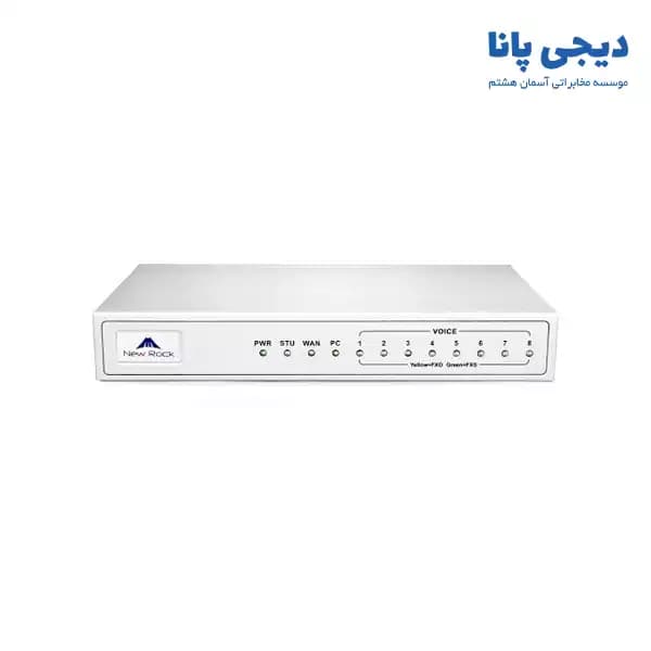 گیت وی FXO هشت پورت نیوراک مدل Newrock MX8G-8FXO