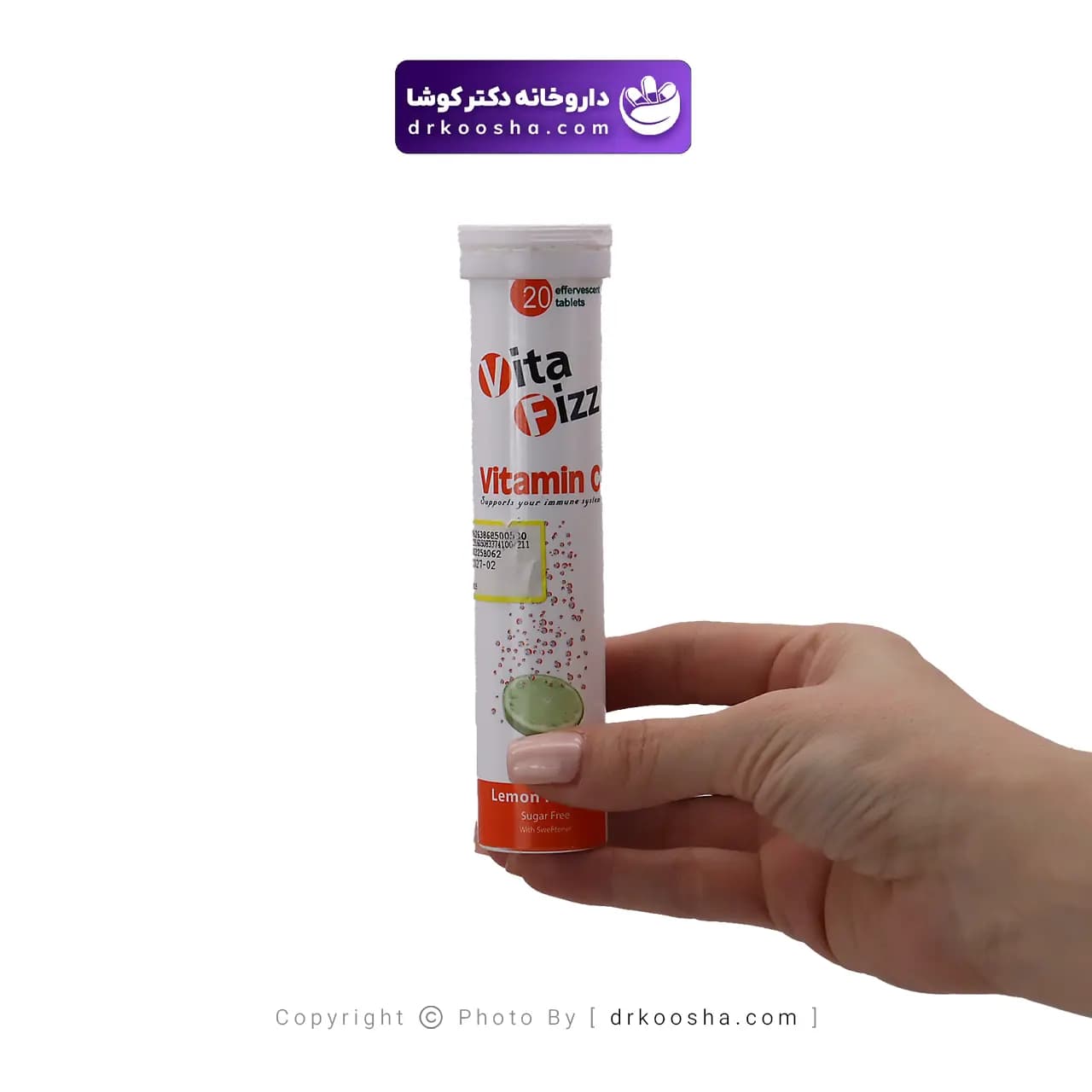 قرص جوشان ویتامین سی ویتافیز 500mg — تصویر ۳