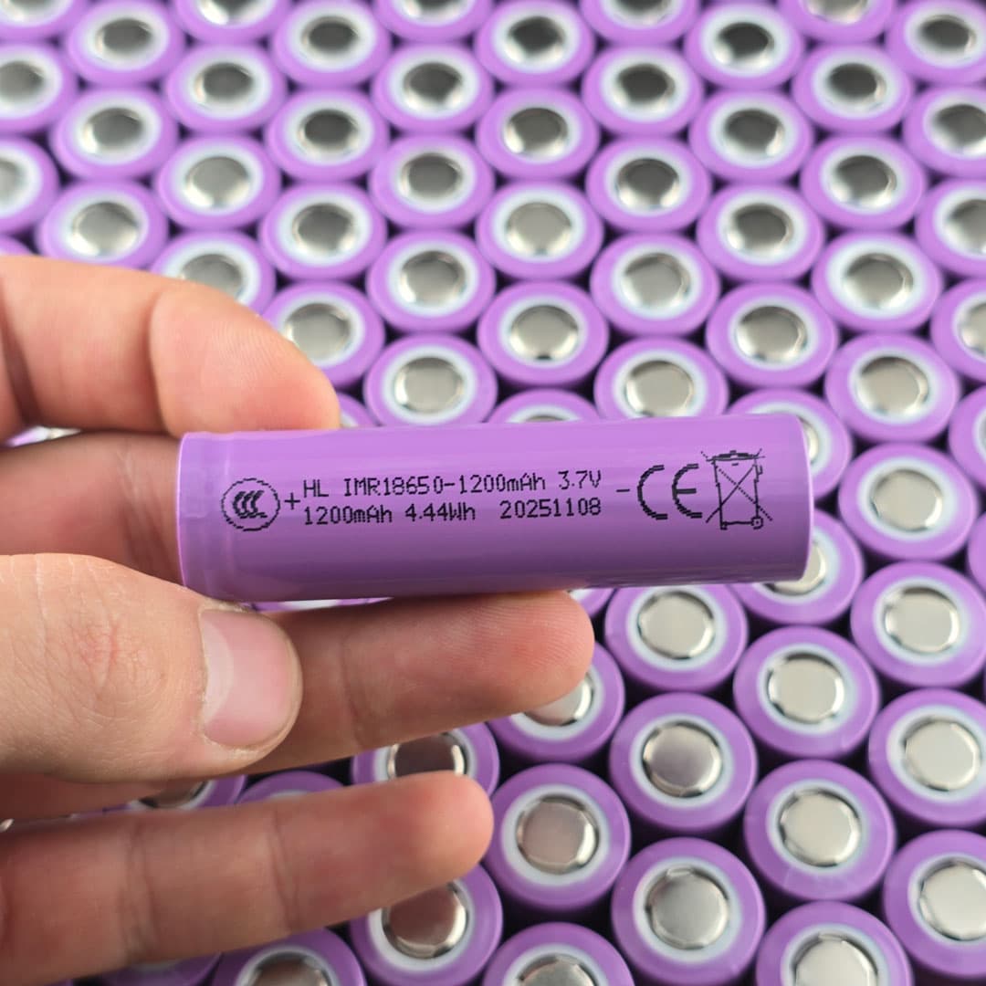 باتری لیتیوم یون 3.7 ولت سایز 18650 ظرفیت 1200mAh برند HONGLI — تصویر ۵