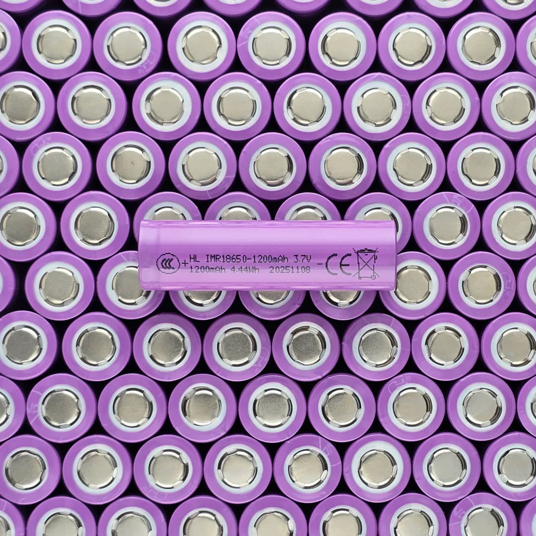 باتری لیتیوم یون 3.7 ولت سایز 18650 ظرفیت 1200mAh برند HONGLI — تصویر ۷