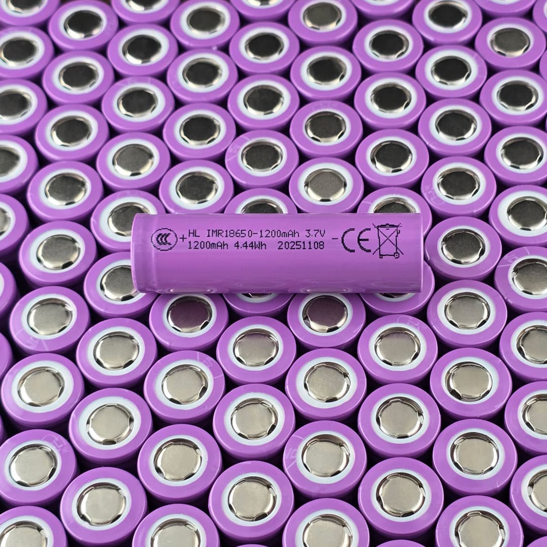 باتری لیتیوم یون 3.7 ولت سایز 18650 ظرفیت 1200mAh برند HONGLI — تصویر ۸