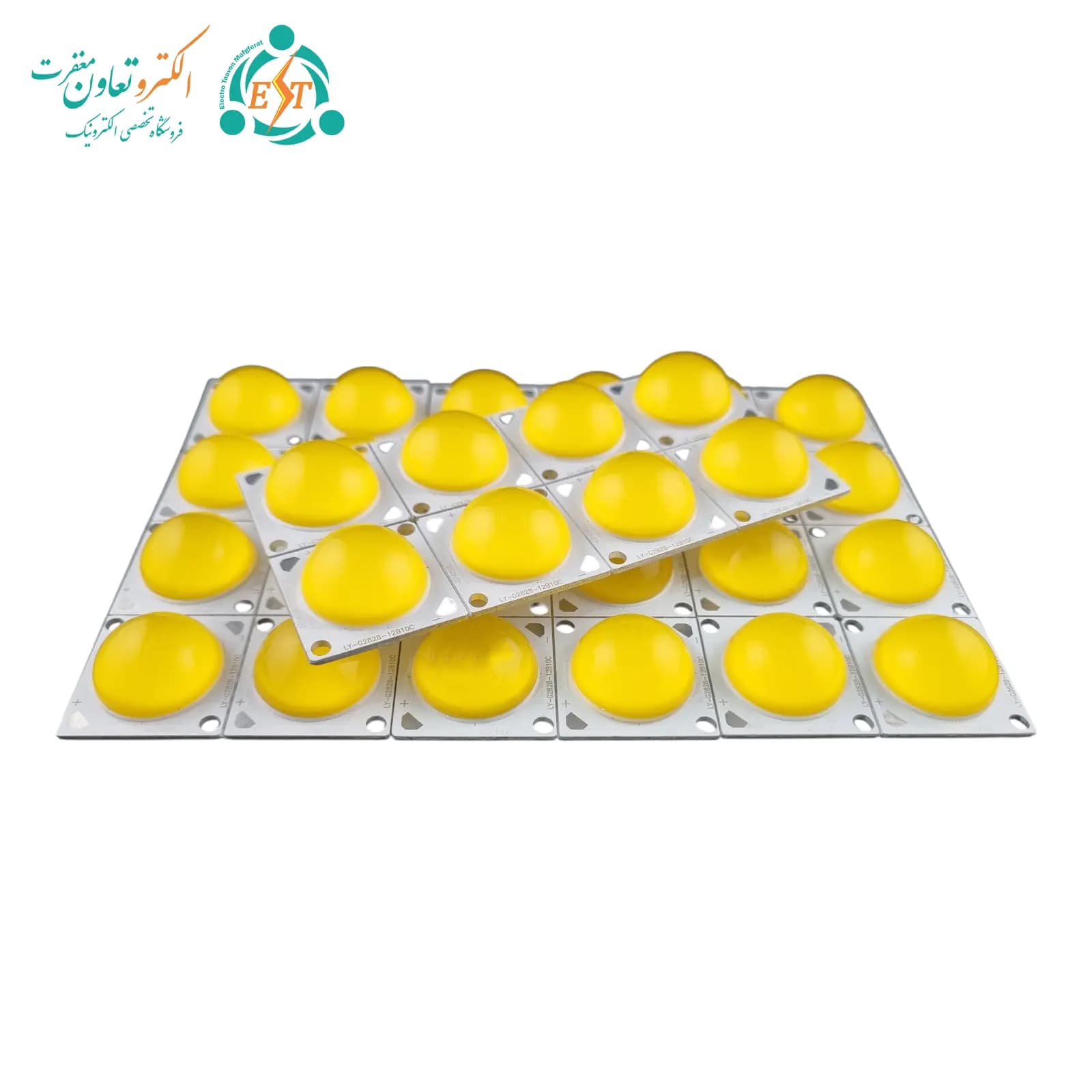 ال ای دی COB پنلی 50 وات 1500 میلیآمپر آفتابی 2828 لنز دار — تصویر ۵