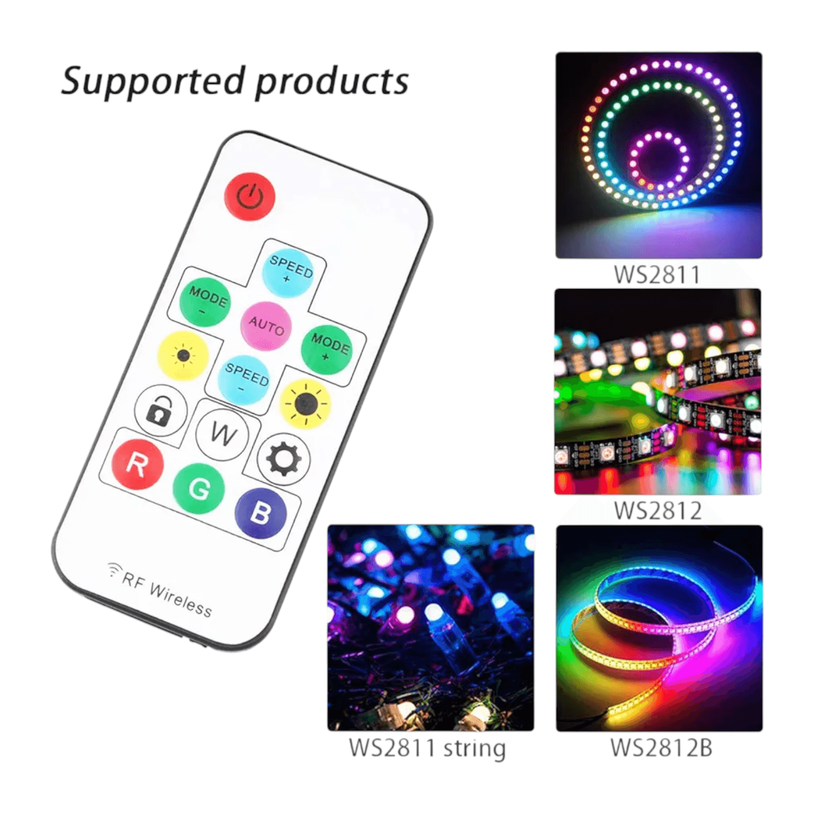 مینی درایور و کنترلر RGB – کنترل از راه دور RF2109 (12 آمپر) — تصویر ۶