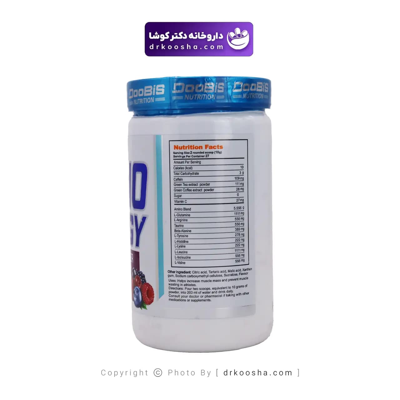 پودر آمینو انرژی دوبیس 270 گرم — تصویر ۵