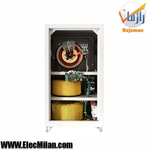 استابلایزر راژمان تکفاز 15KVA سروو موتوری مدل (SVC-15KVA) — تصویر ۳