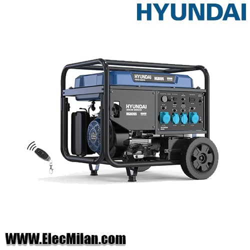 موتور برق بنزینی هیوندای تکفاز مدل HG-8095